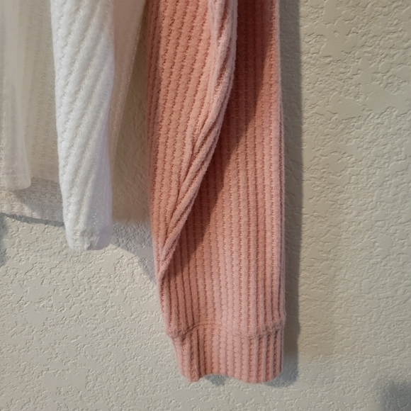 Aero Waffle Knit Pullover Raglan Sweater XL - Picture 4 of 8